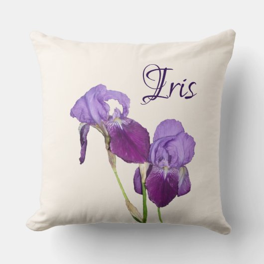 paarse tulpen naam Iris personal Kussen (Voorkant)