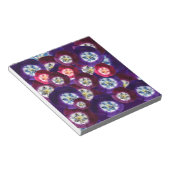 Paarse tulpen notitieblok (Schuin)