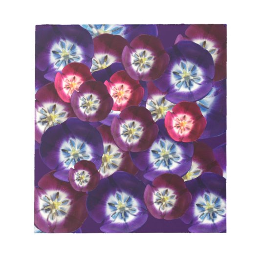 Paarse tulpen notitieblok (Voorkant)