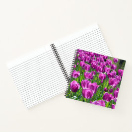 Paarse Tulpen Notitieboek