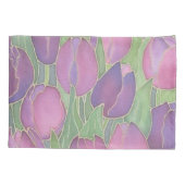 Paarse Tulpen OntwerpKussenslopen Kussensloop (Achterkant-Links)