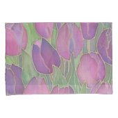 Paarse Tulpen OntwerpKussenslopen Kussensloop (Voorkant-Rechts)