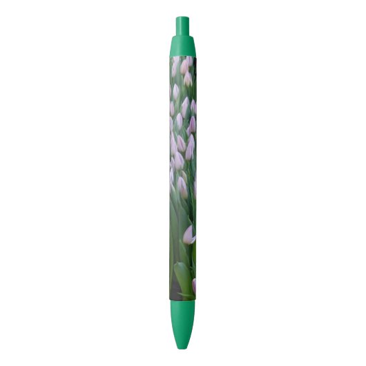 Paarse Tulpen Pen Groen (Voorkant Verticaal)