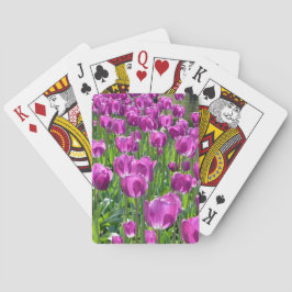 Paarse Tulpen Pokerkaarten