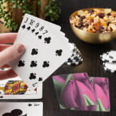 Paarse Tulpen Pokerkaarten (Insitu)
