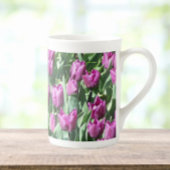  Paarse Tulpen Porselein Kop