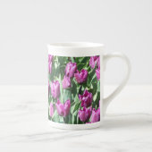  Paarse Tulpen Porselein Kop (Rechts)