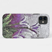 Paarse Tulpen - schilderkunst Case-Mate iPhone Case (Achterkant (horizontaal))