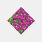 Paarse Tulpen Servet (Hoek)