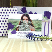 Paarse Tulpen Sweet 16 Save the Date Kaart