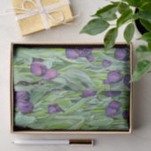 Paarse Tulpen Tissuepapier (Geschenk)