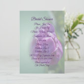 Paarse Tulpenbloem Vrijgezellenfeest Kaart (Staand voorkant)