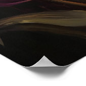 Paarse Tulpenbloemen Art Print Poster (Hoek)