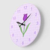 Paarse Tulpventilator. Grote Klok (Hoek)
