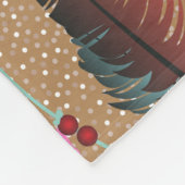 Paarse Turquoise inheemse droomvangers Fleece Deken (Hoek)