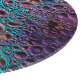 Paarse turquoise snijplank (Hoek)