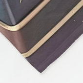 Paarse turquoise verpakte geschenken fleece deken (Hoek)