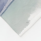 Paarse turquoise verpakte geschenken fleece deken (Hoek)