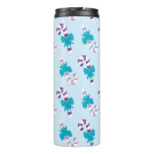 PAARSE & TURQUOISE WINTERFEE & SNOEPGOED THERMOSBEKER (Achterkant)