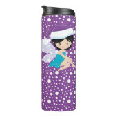 PAARSE & TURQUOISE WINTERFEEËN THERMOSBEKER (Geroteerd rechts)