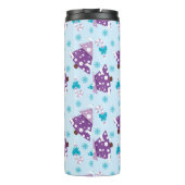 PAARSE & TURQUOISE WINTERKERSTBOMEN THERMOSBEKER (Achterkant)