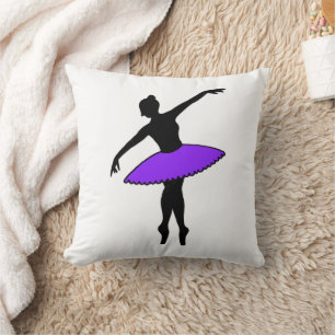 Paarse Tutu Ballet Danser Ballerina Dans Overwegin Kussen