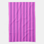 Paarse twee-tint strepen theedoek (Verticaal)