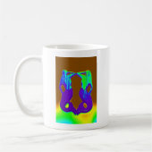 paarse tweeling koffiemok (Links)