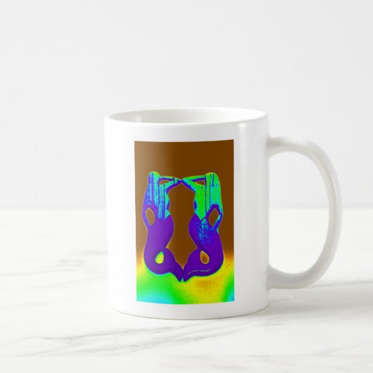 paarse tweeling koffiemok (Rechts)