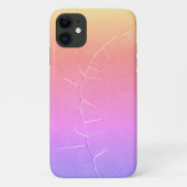 Paarse Twig Concrete Fever Tree iPhone 11 Hoesje (Achterkant)