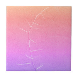 Paarse Twig Concrete koortsboom Tegeltje