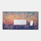 Paarse Twilight op een meer Bureaumat (Keyboard & Muis)