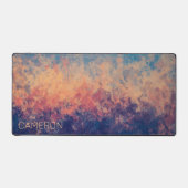 Paarse Twilight op een meer Bureaumat (Voorkant)