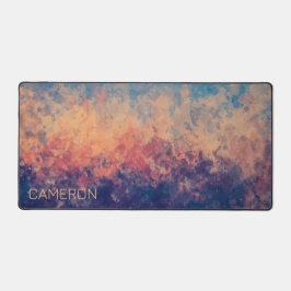 Paarse Twilight op een meer Bureaumat