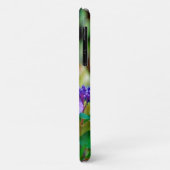 Paarse Twist and Shout Hortensia Bloem Case-Mate iPhone Case (Achterkant/links)