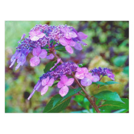 Paarse Twist and Shout Hortensia Bloem Tafelkleed