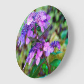 Paarse Twist en Shout Hydrangea Flower Grote Klok (Hoek)
