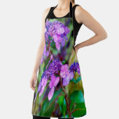 Paarse Twist en Shout Hydrangea Flower Schort (Insitu)