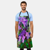 Paarse Twist en Shout Hydrangea Flower Schort (Gedragen)