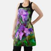 Paarse Twist en Shout Hydrangea Flower Schort (Insitu)