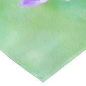 Paarse Twist en Shout Hydrangea Flower Tafelkleed (Gekanteld)