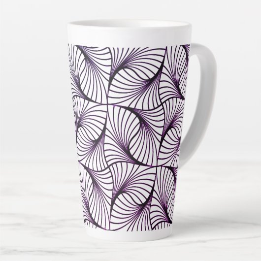 Paarse Twist Grote Latte Mok 17 oz (Rechterhoek)