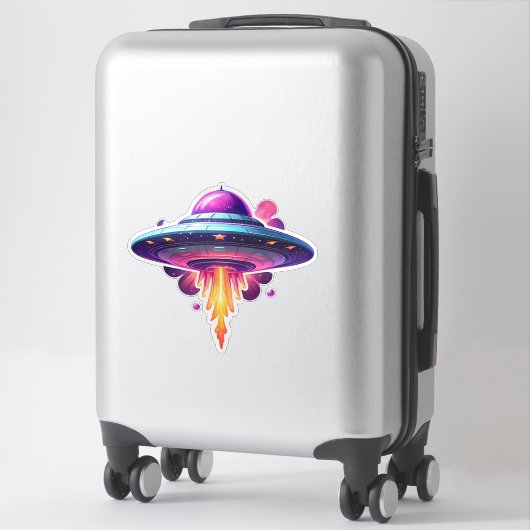 PAARSE UFO STICKER (Koffer)