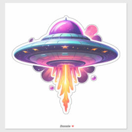 PAARSE UFO STICKER