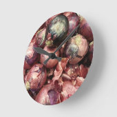 Paarse ui ronde klok (Hoek)