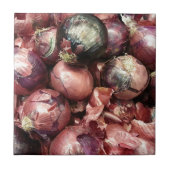 Paarse ui tegeltje (Voorkant)