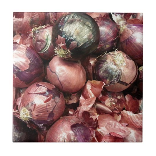 Paarse ui tegeltje (Voorkant)