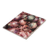 Paarse ui tegeltje (Zijkant)