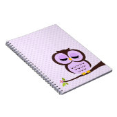 Paarse Uil Notitieboek (Rechterzijde)