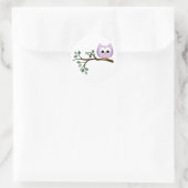 Paarse Uil Stickers (Tas)